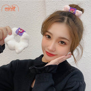 Cột tóc lông gắn charm