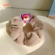 Cột tóc lông gắn charm