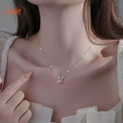 Dây chuyền titan thỏ tai dài