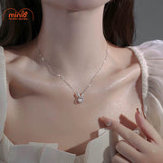 Dây chuyền titan thỏ tai dài