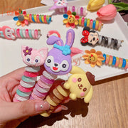 Dây cột tóc lò xo quấn