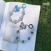 Dây đeo điện thoại chuỗi hạt bướm PO