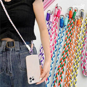 Dây vải đeo điện thoại đa sắc