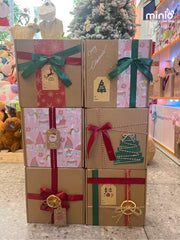 Hộp quà vintage Noel 20x20x8cm