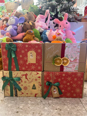 Hộp quà vintage Noel 25x17x10cm