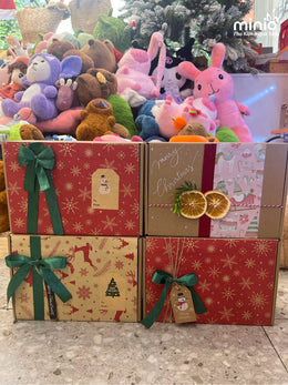 Hộp quà vintage Noel 25x17x10cm