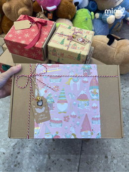 Hộp quà vintage Noel 30x20x10cm