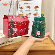 Ly cốc sứ Noel cây thông