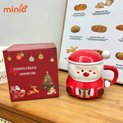 Ly cốc sứ Noel người tuyết LA