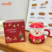 Ly cốc sứ Noel người tuyết LA