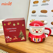 Ly cốc sứ Noel người tuyết LA