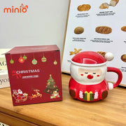 Ly cốc sứ Noel người tuyết LA