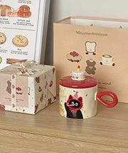 Ly cốc sứ mèo sinh nhật