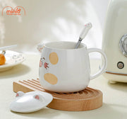 Ly cốc sứ mèo vẫy tay