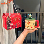 Ly cốc sứ món quà Noel LA