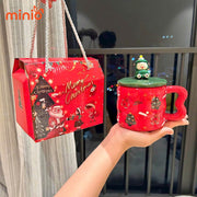 Ly cốc sứ món quà Noel LA