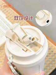 Ly giữ nhiệt hoa lá VT