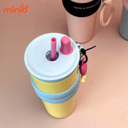 Ly giữ nhiệt màu loang pastel