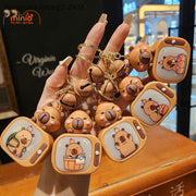 Móc khóa Capybara tivi sáng dèn ML