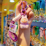 Móc khoá Labubu lông dây dệt ML