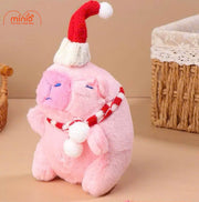 Móc khoá bông Capybara Noel