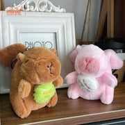 Móc khoá bông Capybara rút cánh