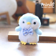 Móc khoá cánh cụt nơ kẻ