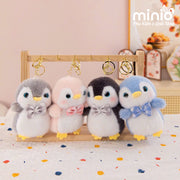 Móc khoá cánh cụt nơ kẻ