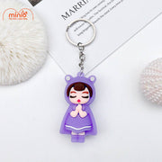 Móc khóa cô bé mùa đông