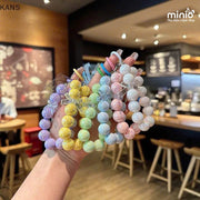 Móc khoá/đeo điện thoại chuỗi hạt pastel