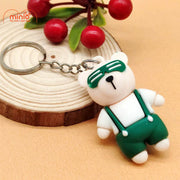 Móc khoá gấu đeo kính