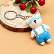 Móc khoá gấu đeo kính