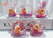 Móc khóa nước capybara