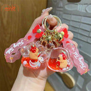 Móc khóa nước capybara