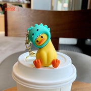 Móc khóa vịt cổ nghiêng