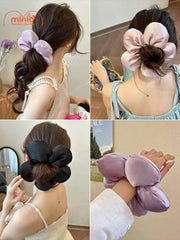 Scrunchies phồng hình hoa PO