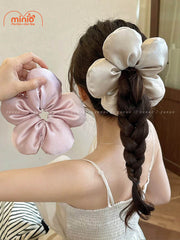 Scrunchies phồng hình hoa PO