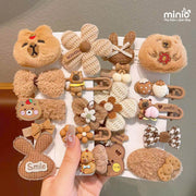 Set 10 kẹp mái Capybara trà sữa