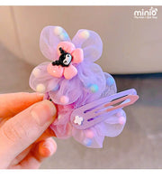 Set 2 kẹp mái Kuromi hoa voan PK