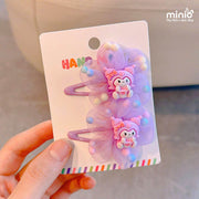 Set 2 kẹp mái Kuromi hoa voan PK