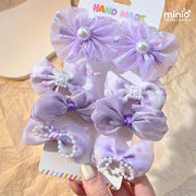 Set 8 cột kẹp nơ voan PK