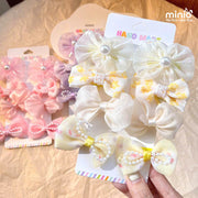 Set 8 cột kẹp nơ voan PK