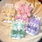 Set 8 cột kẹp nơ voan PK