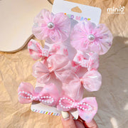 Set 8 cột kẹp nơ voan PK