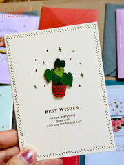 Thiệp 3D gỗ ngộ nghĩnh