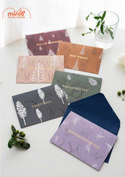 Thiệp cây thông vintage