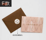 Thiệp cây thông vintage