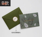 Thiệp cây thông vintage