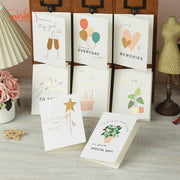 Thiệp hoạ tiết ánh vàng 10,5 x 14cm