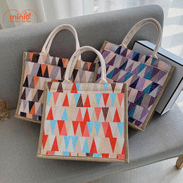 Túi cói hình học